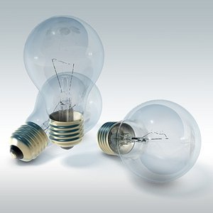 3d model light bulb