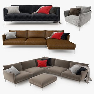 moroso gentry sofa 3d model