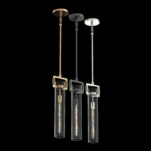 Machinist Glass Cylinder Pendant