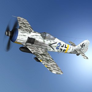 Focke Wulf - FW190 F8 - Blue 2