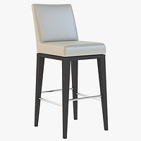 Photorealistic Loewenstein 9557B Elide Back Barstool