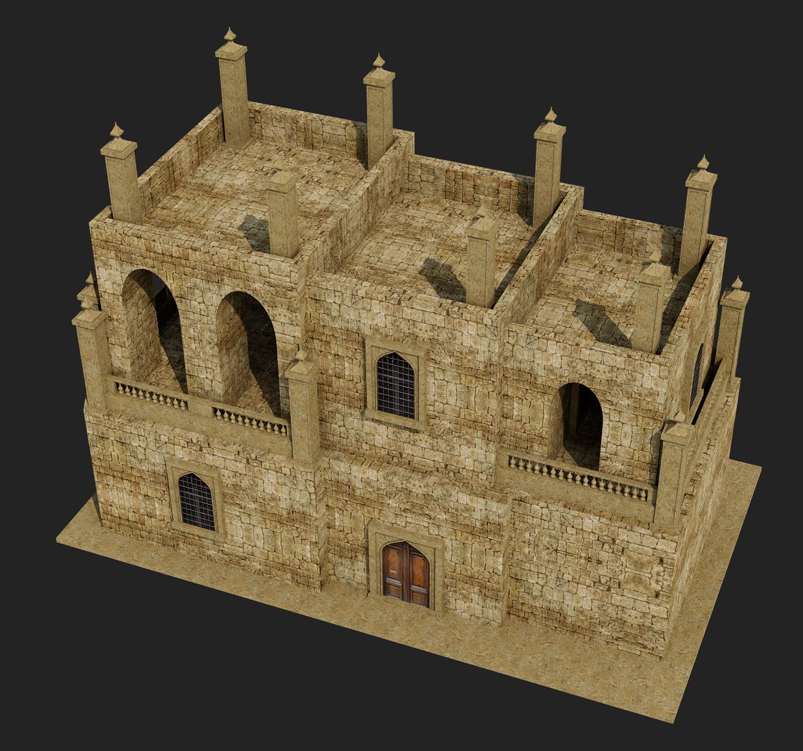 Arabian Old House 3D model - TurboSquid 1847618