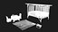 Romantisches Strandbett