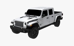 3D model jeep gladiator 2019