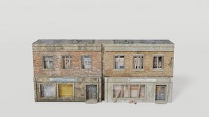 Destroyed WW 2 facades