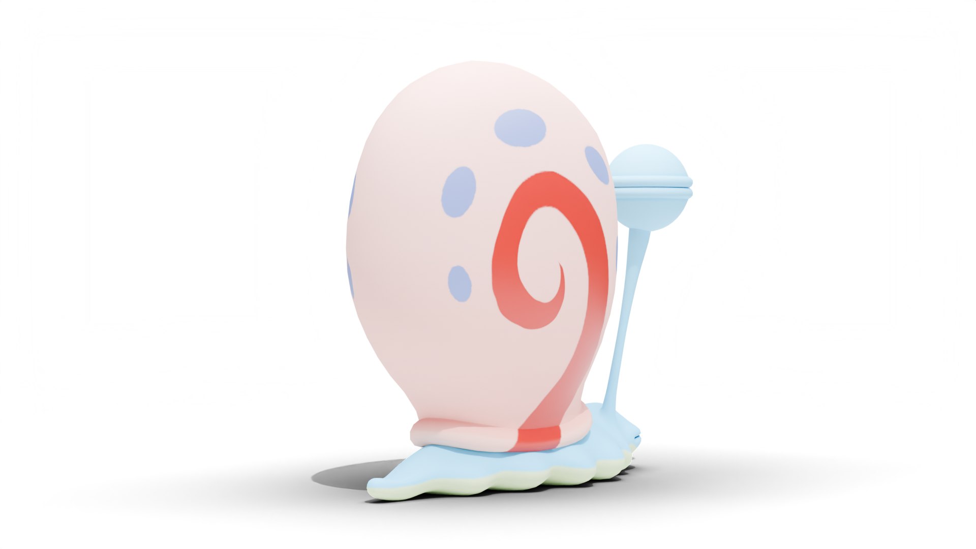 3D Gary the Snail - SpongeBob model https://p.turbosquid.com/ts-thumb/i2/EJTkfD/KD/4/png/1759513471/1920x1080/fit_q87/62aa3e555c7ff71dd30440610c6e38a89406f4d1/4.jpg