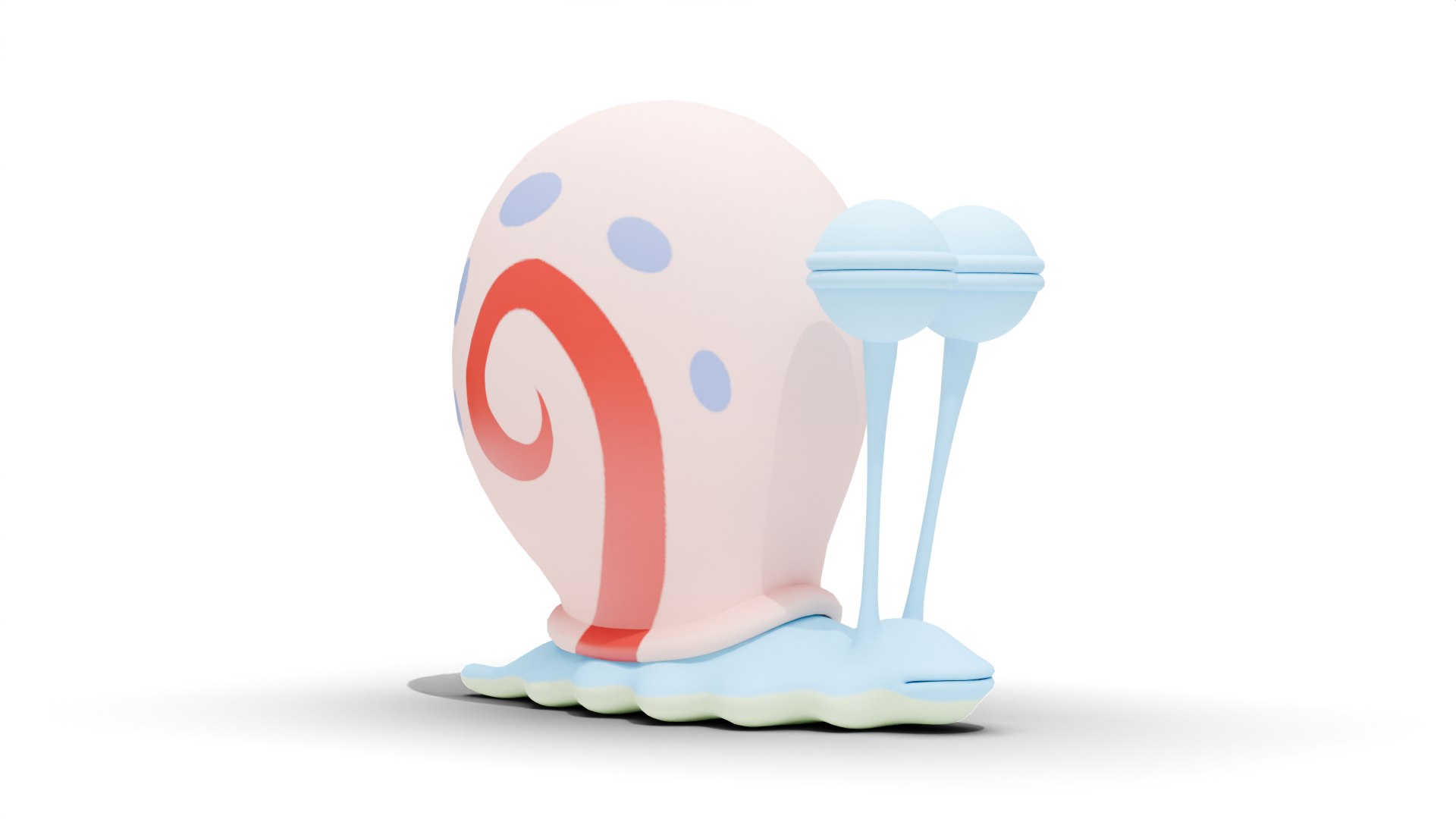 3D Gary the Snail - SpongeBob model https://p.turbosquid.com/ts-thumb/i2/EJTkfD/z5/5/png/1759513472/1920x1080/fit_q87/53d6127056deb8a329a9f52b96fbd4895f897dd1/5.jpg