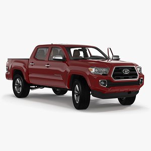 3D Toyota Tacoma Pickup Rigged