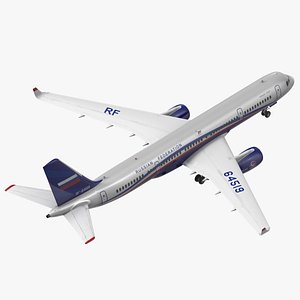 Tupolev Tu-214 Jet Airliner Rigged
