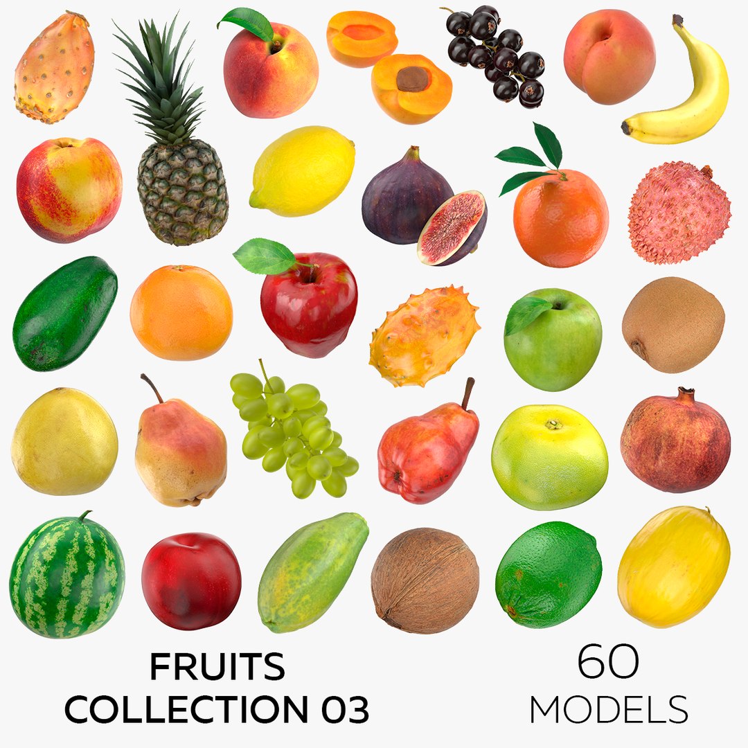 Fruits Collection 03 - 60 models 3D https://p.turbosquid.com/ts-thumb/i2/NtnWBL/Tb/square2/jpg/1633692439/1920x1080/fit_q87/fe557ee919e1125abd694256eb2963c9f34eeb98/square2.jpg