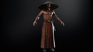 3D model Young Samurai