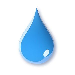 water drop 3d model