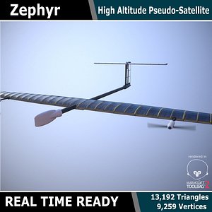 zephyr uav 3d max