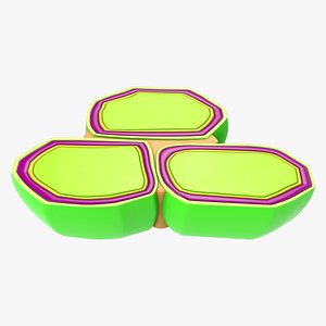 3D model Plant cell wall