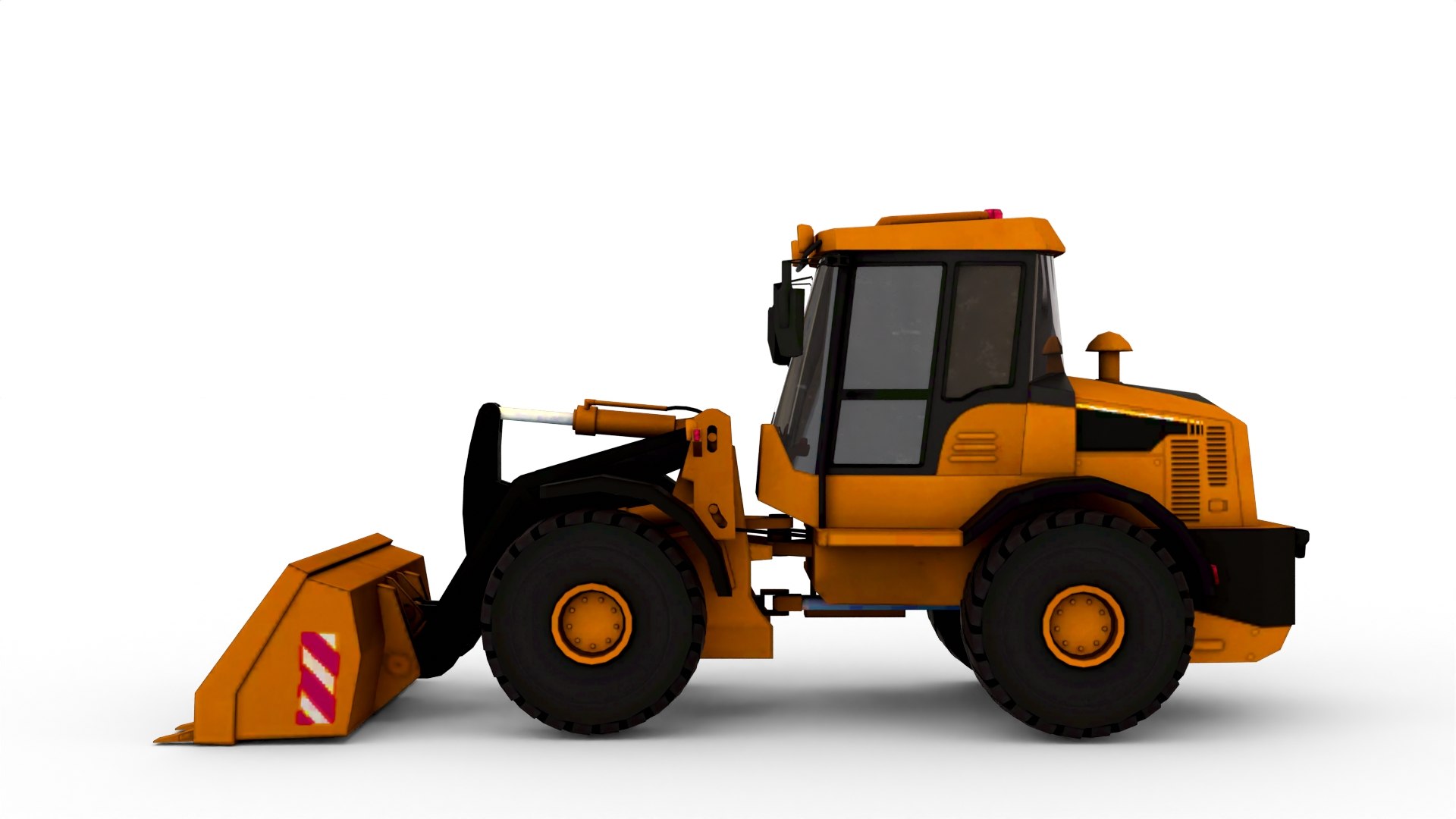 3D Wheel Loader Model - TurboSquid 2210402