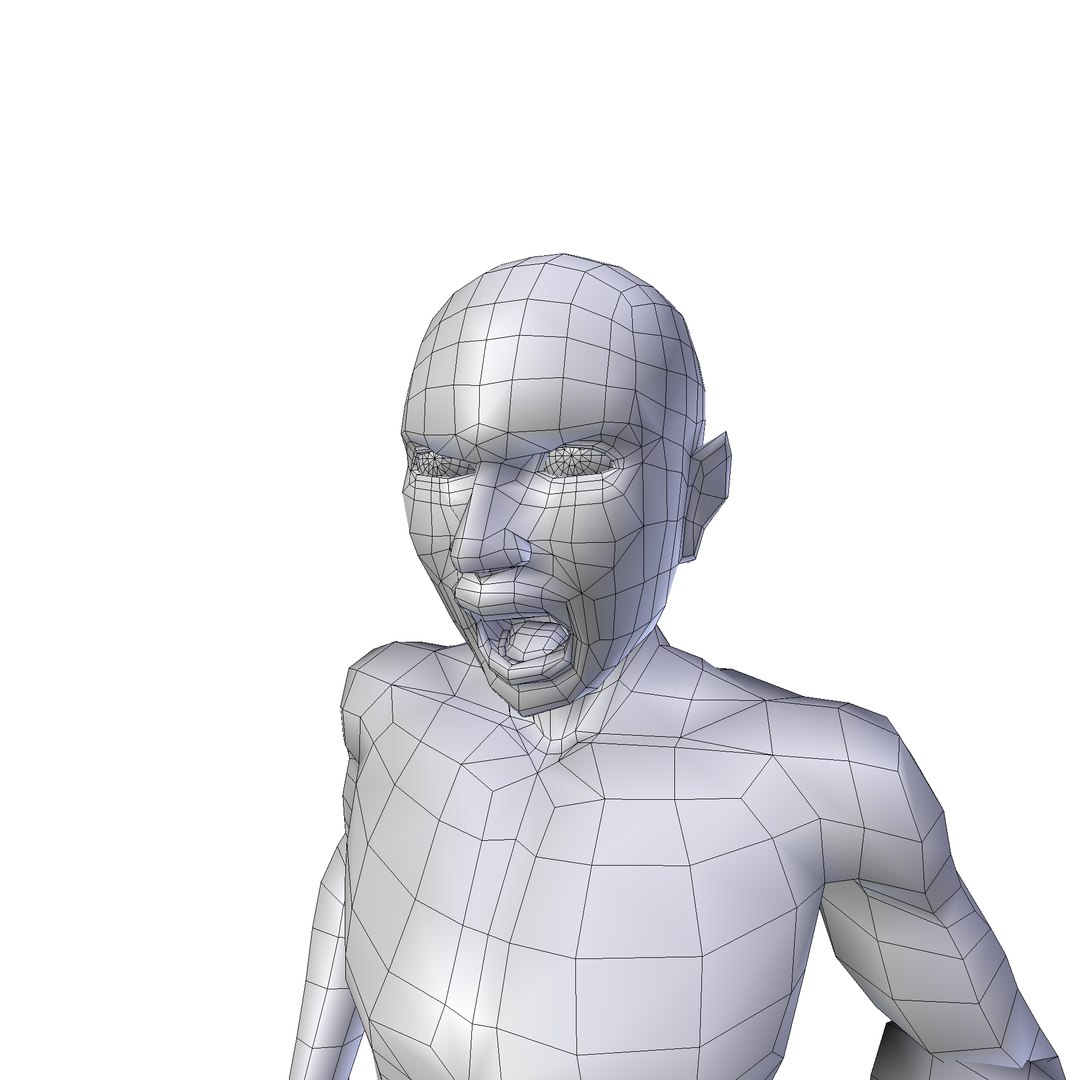Man 1 48m Basemesh 3D - TurboSquid 2298531