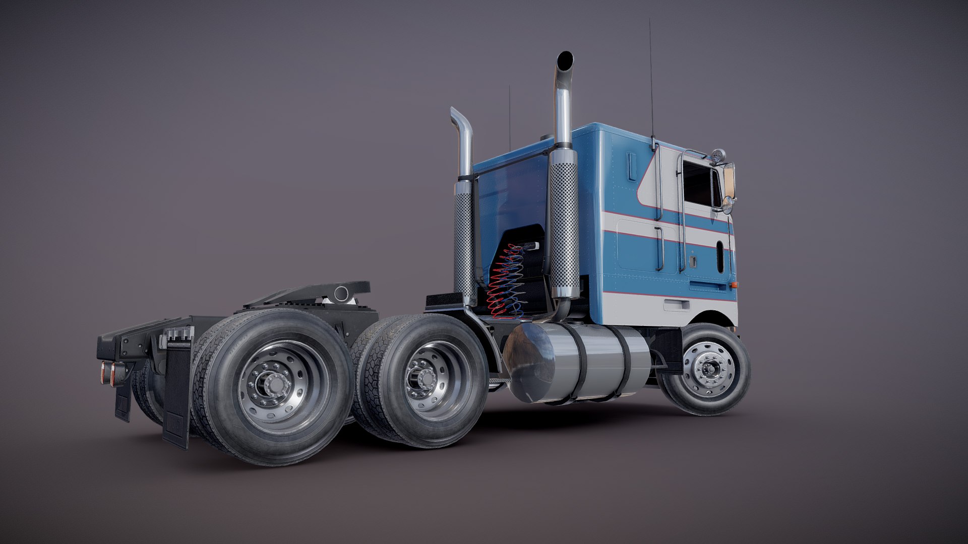 3D Peterbilt 362 semitruck PBR model - TurboSquid 1893198