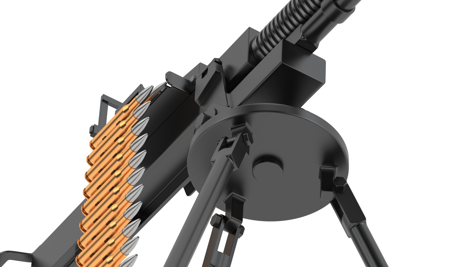 DShK Heavy Machine Gun 3D model - TurboSquid 1736572