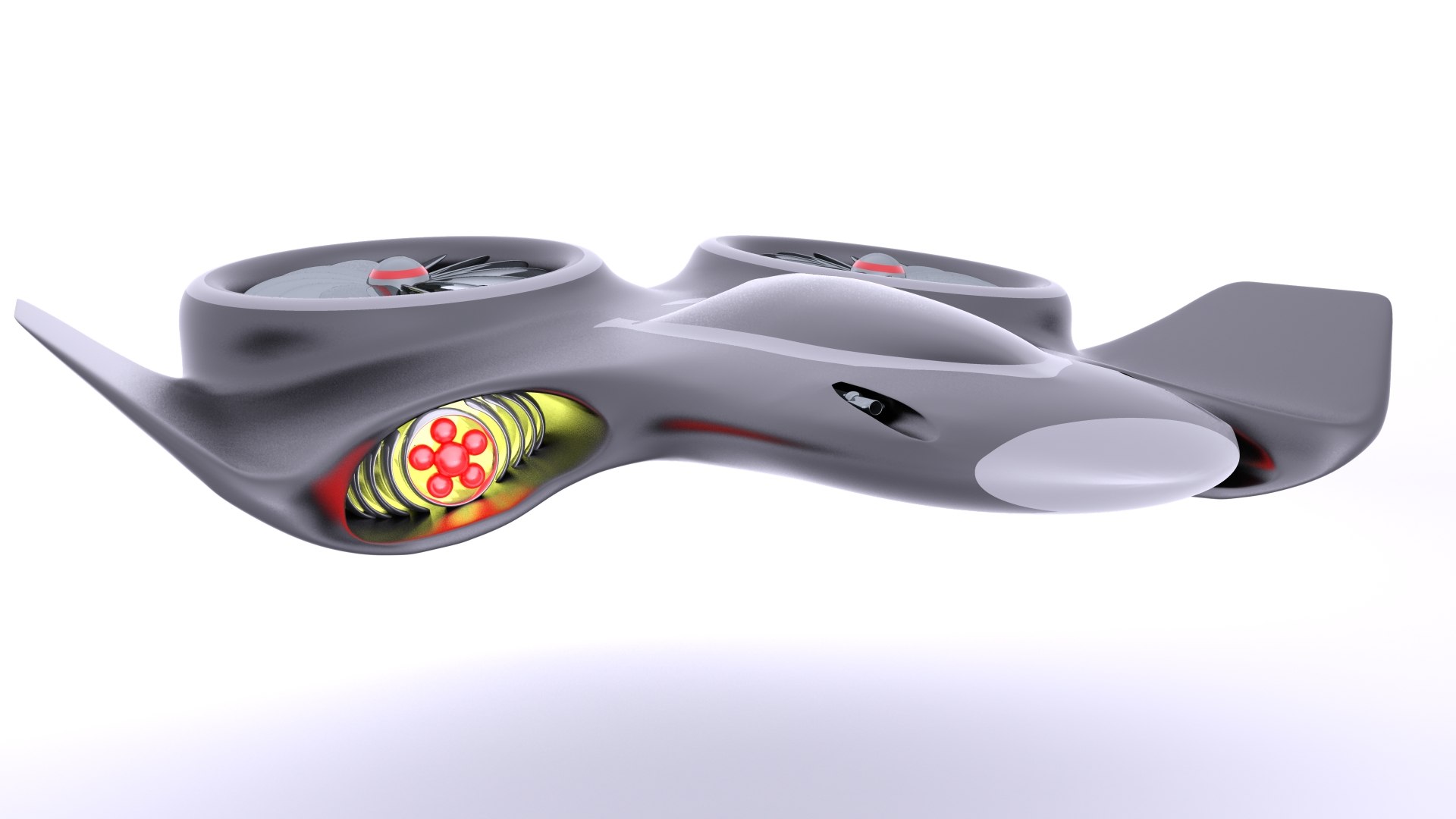 3d Flying Combat Machine Vtol