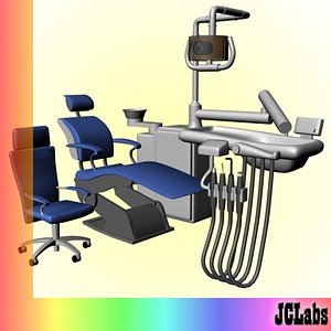 dental chair 3d model