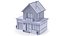 3D Cartoonish House Low Poly 3D Model 02