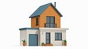 Cartoonish House Low Poly 3D Model 02