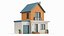 3D Cartoonish House Low Poly 3D Model 02