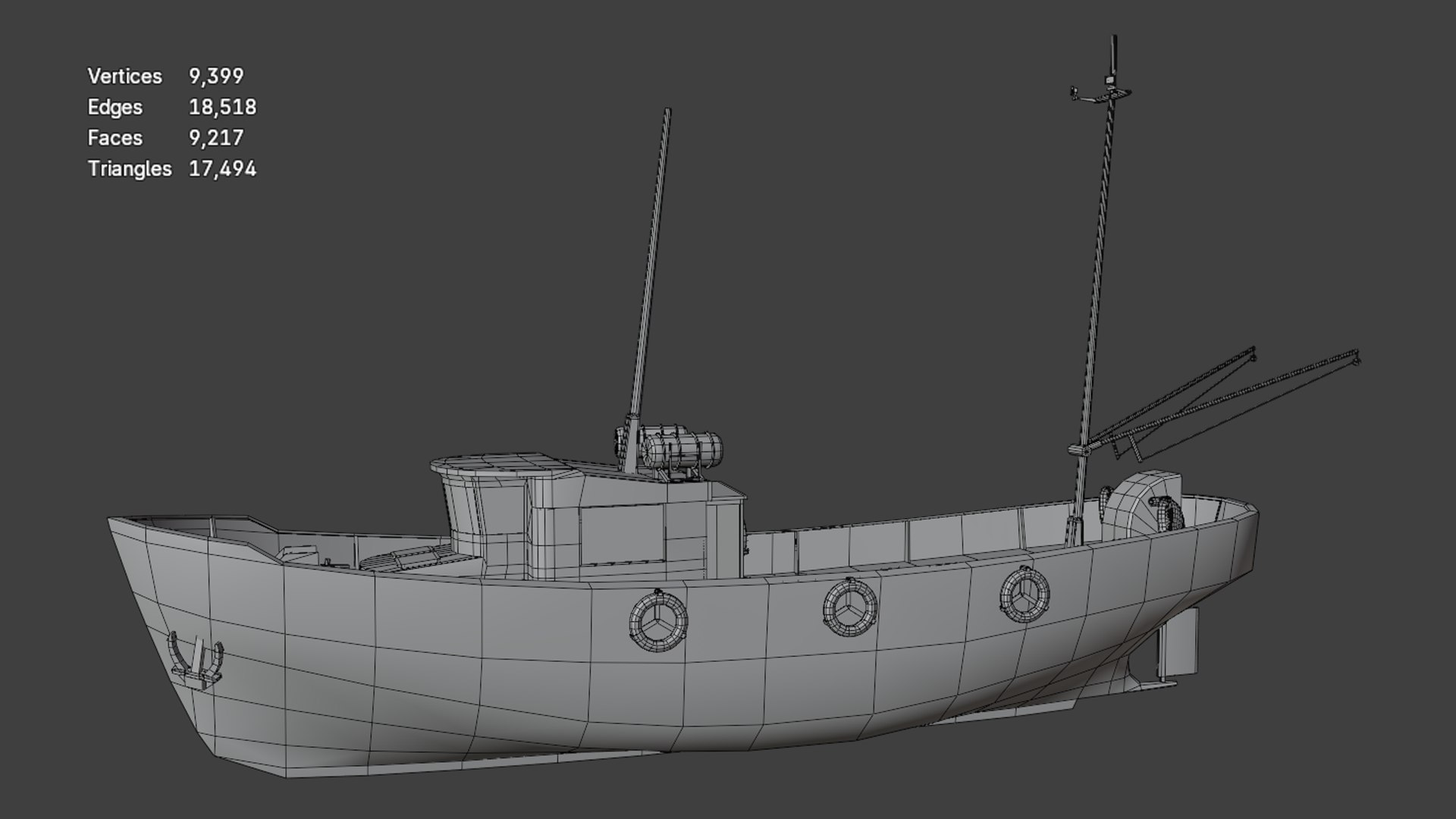 Stylized Fishing Boat HMS RYBKA 3D model https://p.turbosquid.com/ts-thumb/i2/hVfB1w/GZ/wire/png/1778586898/1920x1080/fit_q87/6b9c0a419c50105913e86273a81d30ad4ab02b9e/wire.jpg