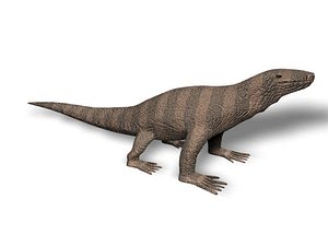 3d lizard komodo dragon