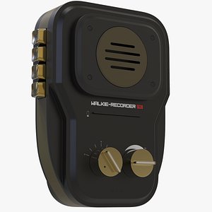 Walkie-Recorder 3D model