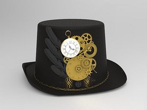 3D steampunk hat