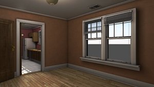 3d model interior apartment