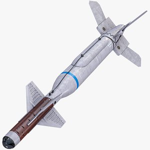 GBU-24 Paveway 3 Naval Laser Guided Bomb PBR 3D model