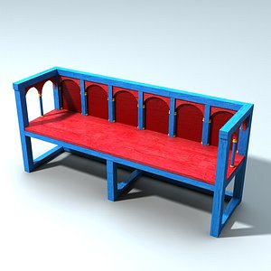 Medieval Norman Bench