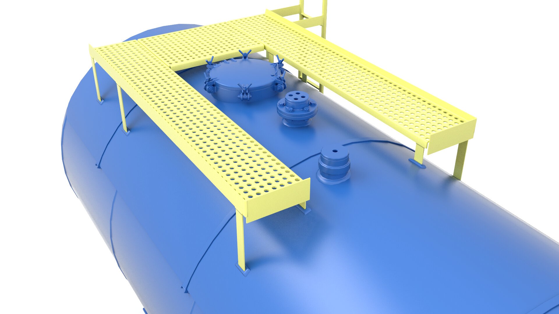 Oil pressure tank model TurboSquid 1554319