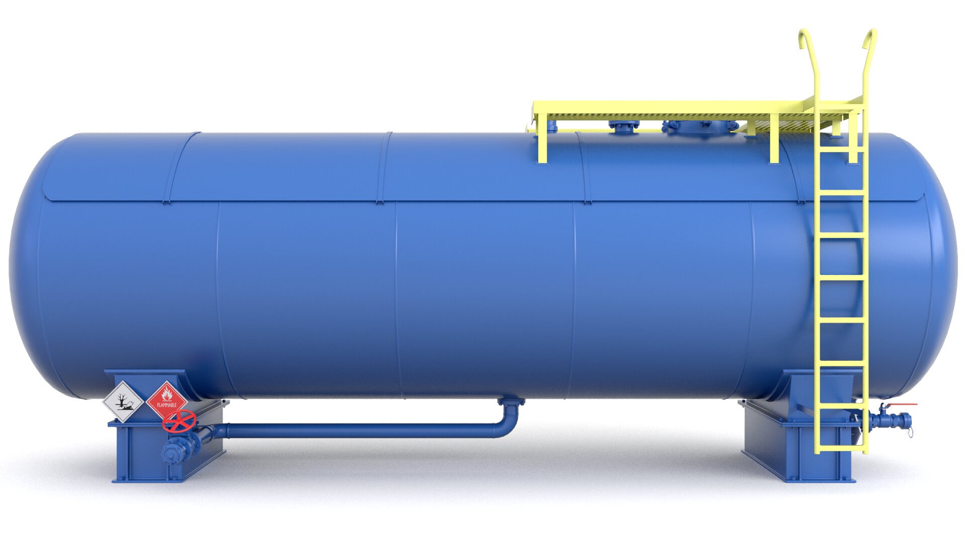 Oil pressure tank model TurboSquid 1554319