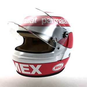 3d nelson piquet helmet 1983