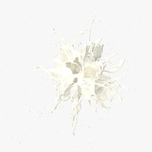 3D Milk Splash 17