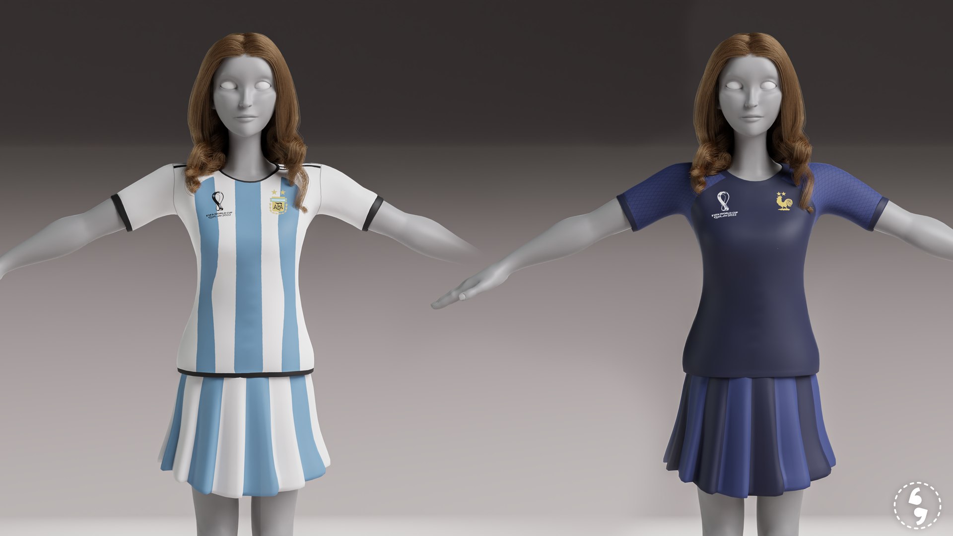3D Messi Jersey - TurboSquid 2156502