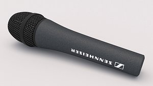 Sennheiser E845 Vocal Microphone 3D model