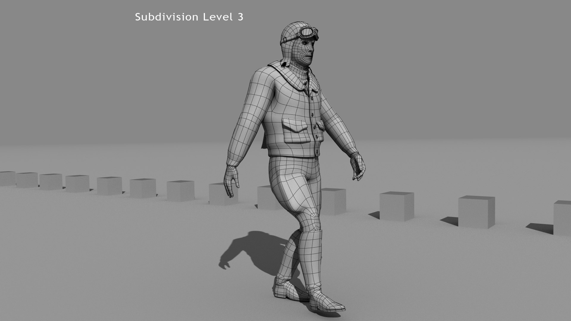 Flyboy Barnstorm Pilot - MOCAP Rig And Motion Capture Data 3D Model ...