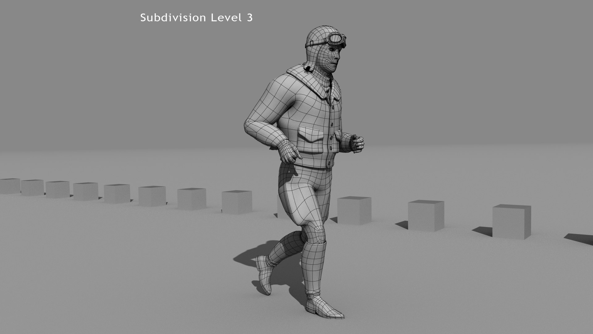 Flyboy Barnstorm Pilot - MOCAP Rig And Motion Capture Data 3D Model ...