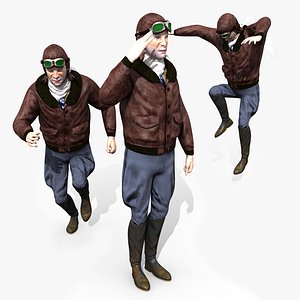 Flyboy Barnstorm Pilot - MOCAP Rig and Motion Capture Data