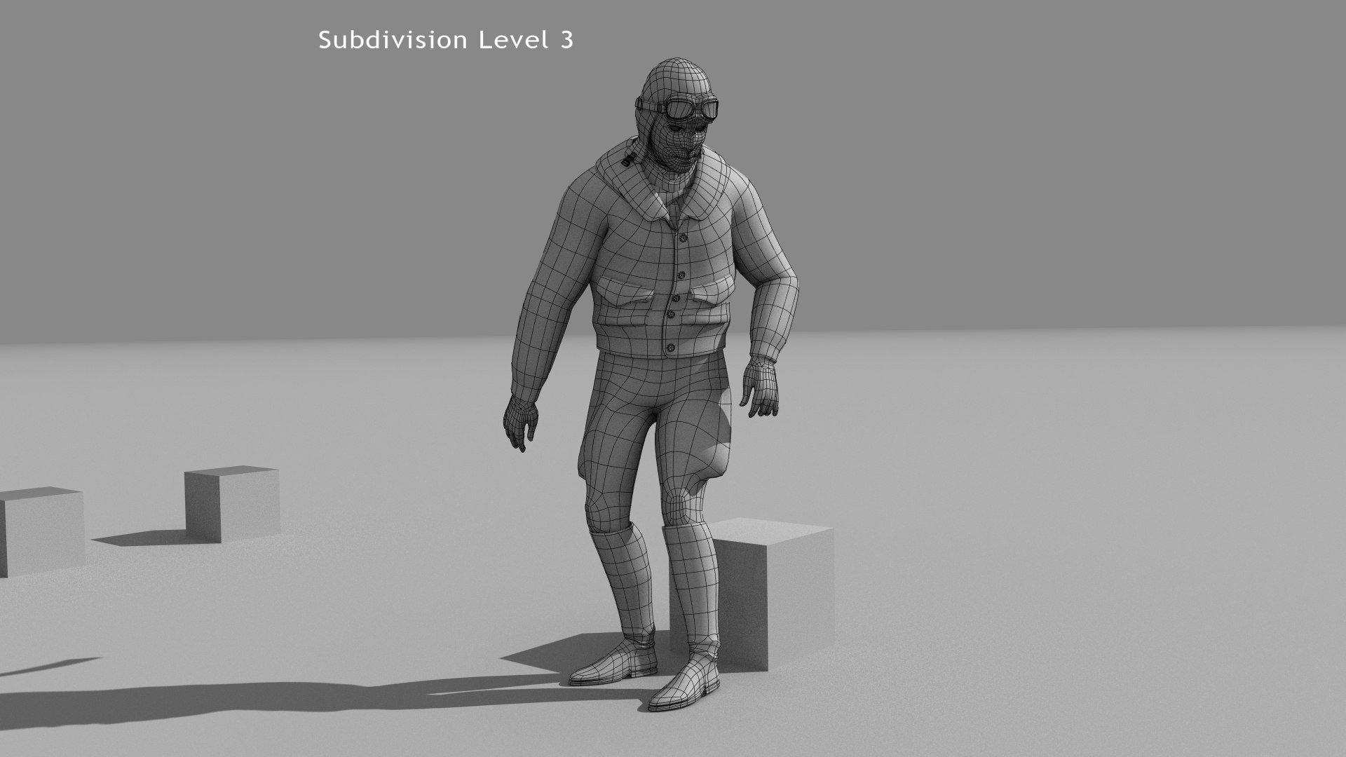 Flyboy Barnstorm Pilot - MOCAP Rig And Motion Capture Data 3D Model ...