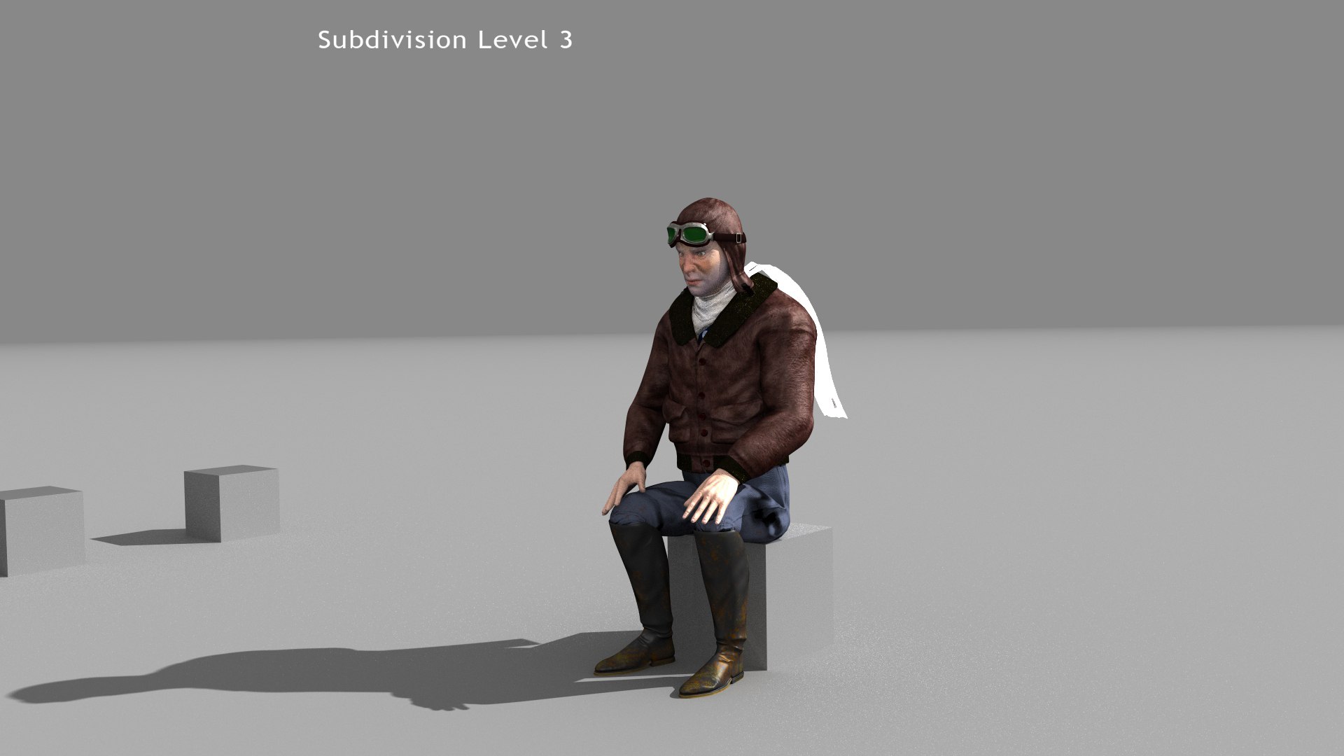 Flyboy Barnstorm Pilot - MOCAP Rig And Motion Capture Data 3D Model ...