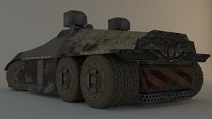 space truck 3D model