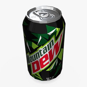 3D Soda Can - Low Poly - PBR - Game Ready