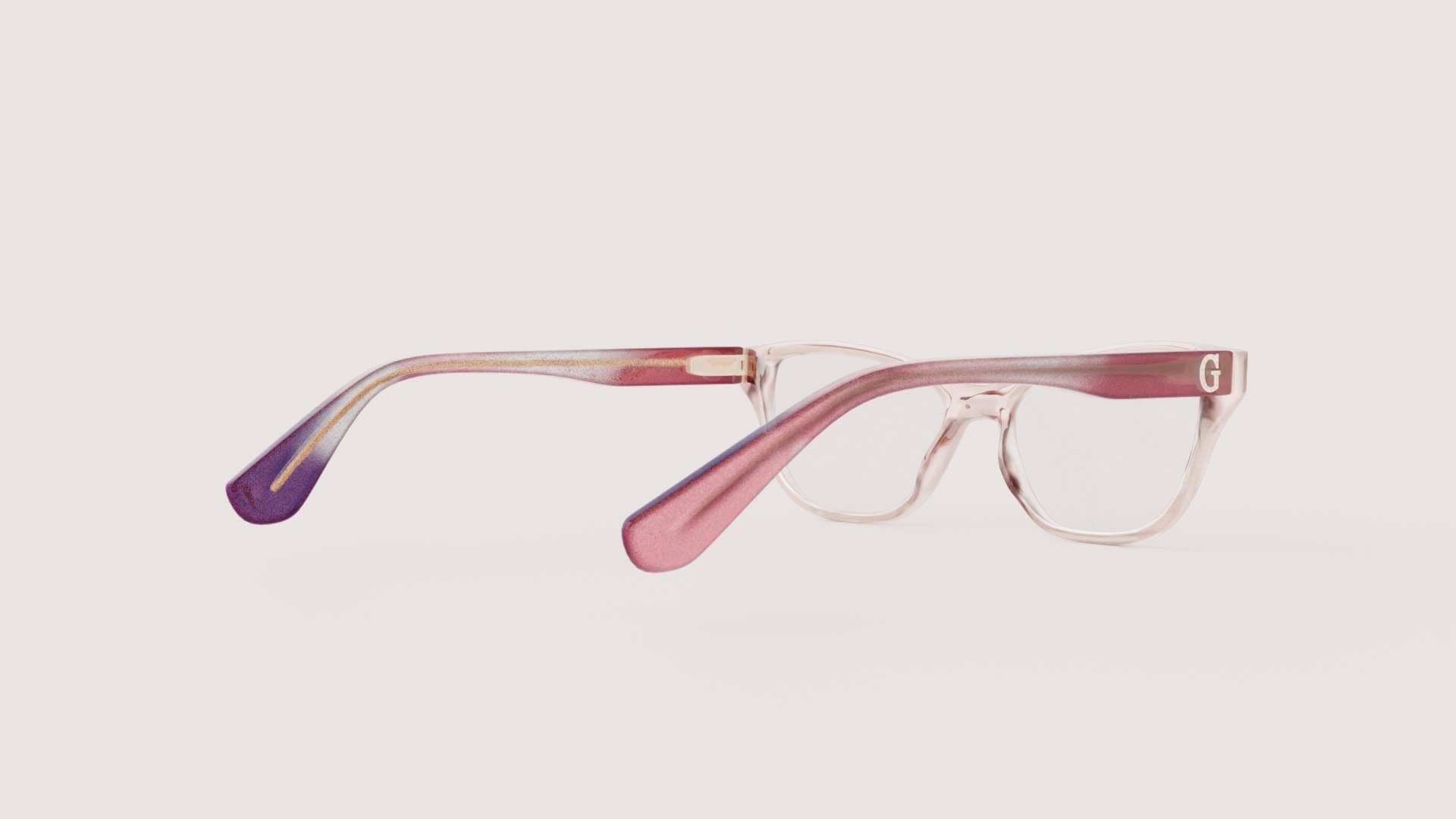 Occhiali Da Vista Guess GU2678 059 52: Montatura Beige Unisex, Made In Italy