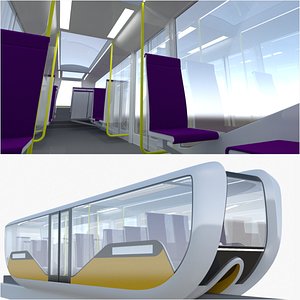 3D Sky train concept