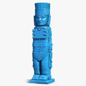 Statue Aztec Atlante Tula